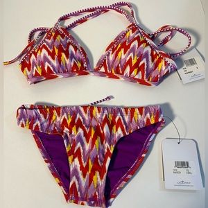 Dolfin 2 piece Swim Wear Top Size Small / Bottoms XS